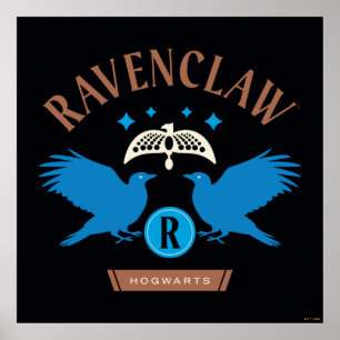 RAVENCLAW™ House Double Eagle Diadem Graphic Poster