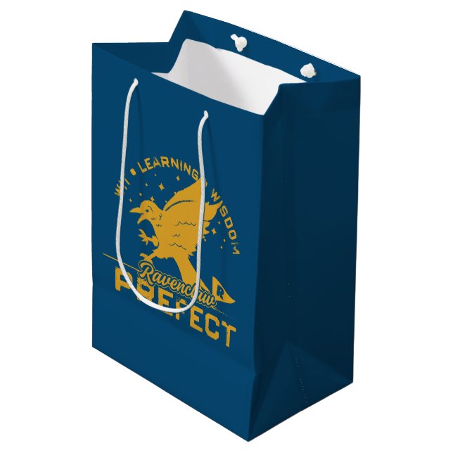 RAVENCLAW™ Präfektes Abzeichen Mittlere Geschenktüte (Vorderseite Schrägansicht)