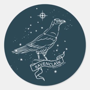 RAVENCLAW™ Sternbild-Grafik Runder Aufkleber