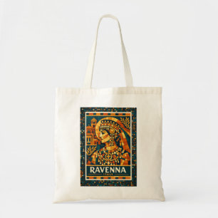 Ravenna Italien Byzantinische Kaiserin Mosaik Tragetasche