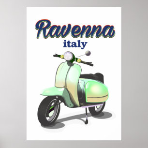 Ravenna Italien Jahrgang Reisen Plakat