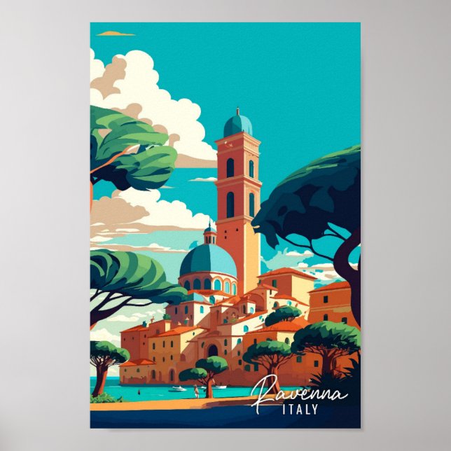 Ravenna Italien Kunstzeitalter Poster (Vorne)