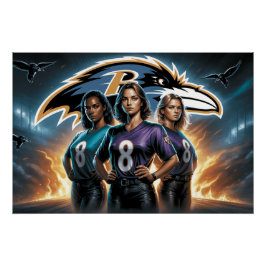 Ravens Baltimore 12 Poster