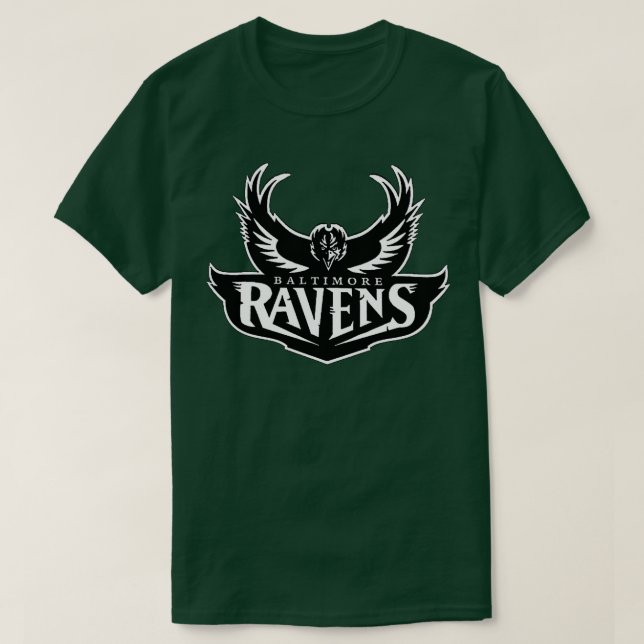 Ravens bw T-Shirt (Design vorne)