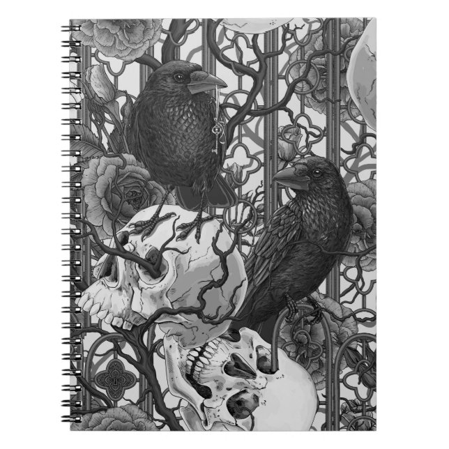 Raven's Geheimnis. Dunkle und launische gotische I Notizblock (Vorderseite)