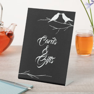 Ravens Gothic Wedding Cards und Geschenke Sockelschild