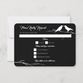 Ravens Gothic Wedding Einladung