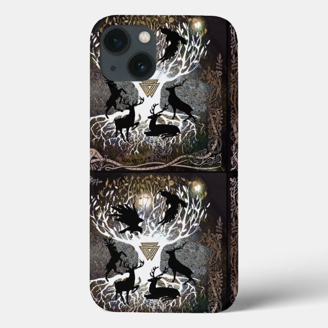 Ravens iPhone Case (Rückseite)