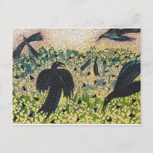 Ravens und Wild Senf Postkarte