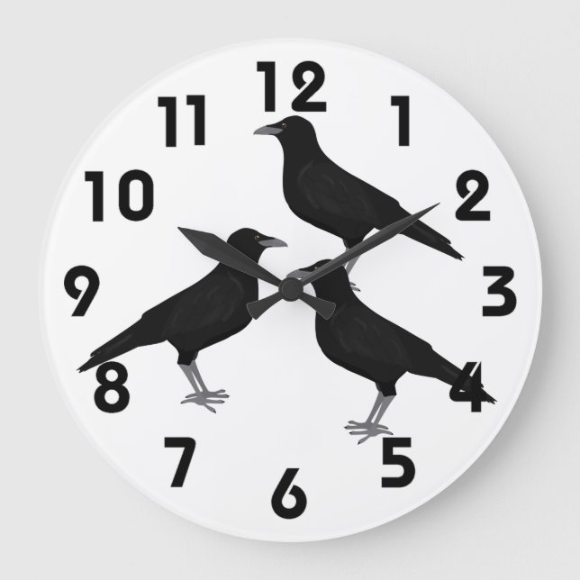 Ravens Wall Uhr (Vorderseite)
