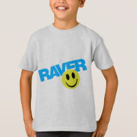 Raver - Raver-Musik DJ, die Rave mit einer Keule