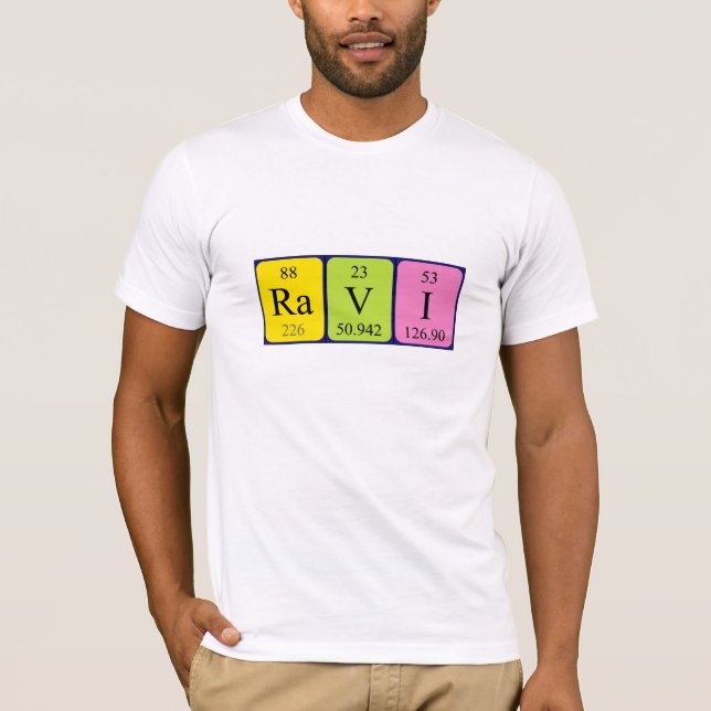 Ravi Periodenname Shirt (Vorderseite)