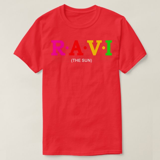 Ravi The Sun T-Shirt (Design vorne)