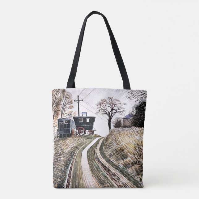 Ravilions - Caravans, schöne Kunst Tasche (Rückseite)