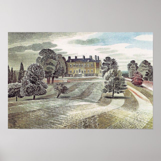 Ravilious - Buscot Park, Farringdon Oxfordshire, Poster (Vorne)