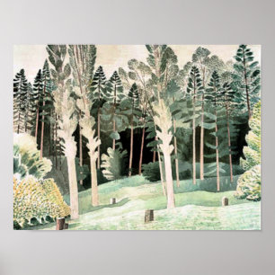 Ravilious - Lombardei Poplars, Poster
