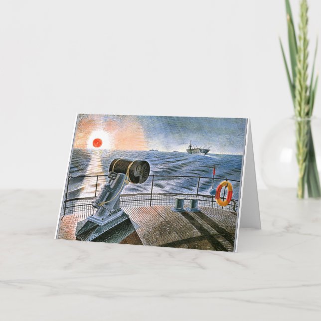 Ravilious - Mitternachtssonne Karte (Vorderseite)