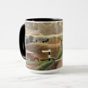 Ravilious-Wiltshire-Landschaft, Tasse