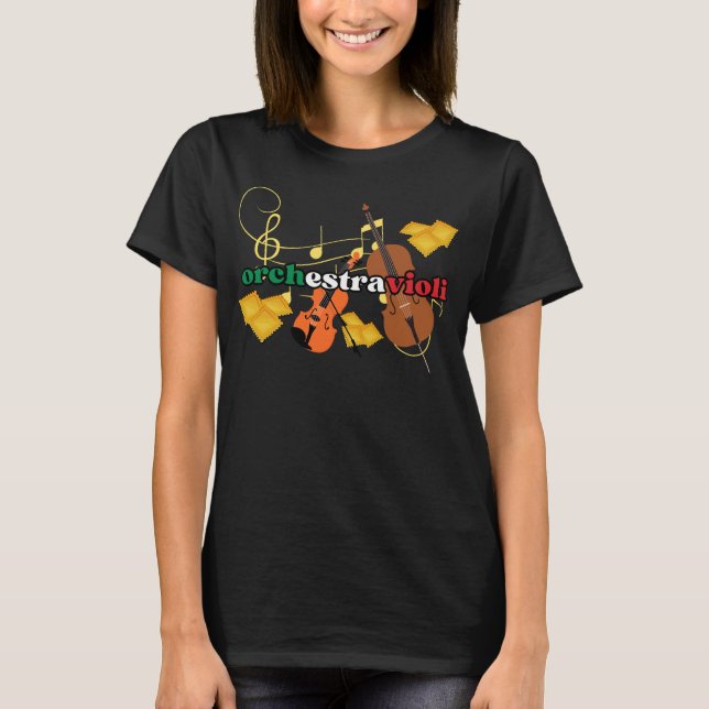 Ravioli Pasta ORCHESTRAVIOLI - Museo Cantonale d'A T-Shirt (Vorderseite)