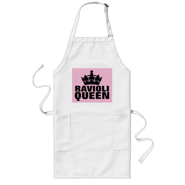 RAVIOLI QUEEN KITCHEN APRON LANGE SCHÜRZE (Vorne)