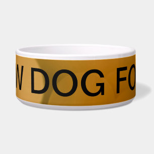 "RAW" Dog Food Bowl - Bold & Natural Design Napf