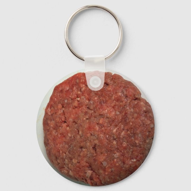 Raw Hamburger Party Schlüsselanhänger (Vorderseite)