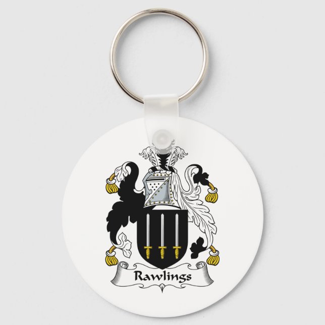 Rawlings Familienwappen Schlüsselanhänger (Vorderseite)