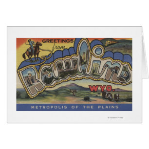 Rawlins, Wyoming - große Buchstabe-Szenen