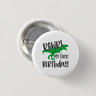 RAWR - 1. Geburtstag Button