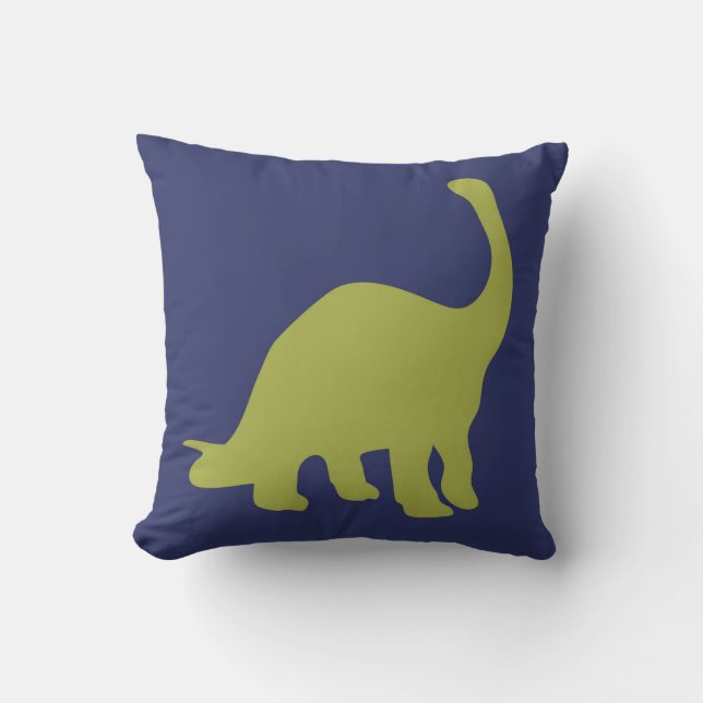 Rawr bedeutet i-Liebe Sie im Dinosaurier-Kissen Kissen (Vorderseite)