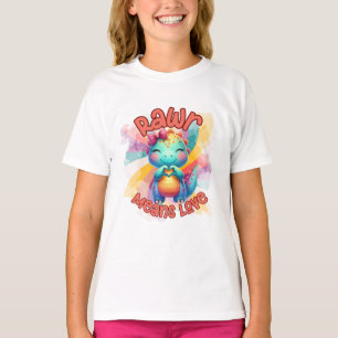 Rawr bedeutet Liebe Valentines Shirt