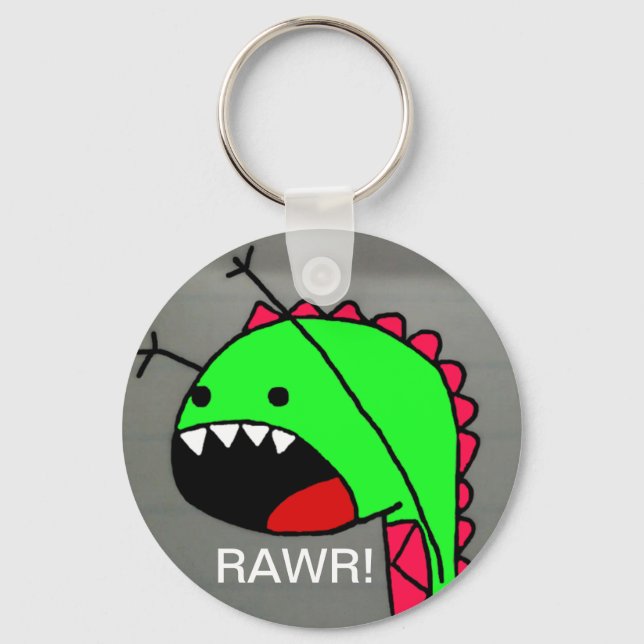 Rawr Dino Schlüsselanhänger (Vorderseite)