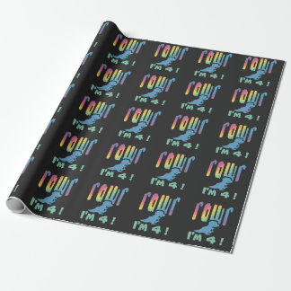 Rawr Dinosaur T Rex Dinosaur Geschenkpapier