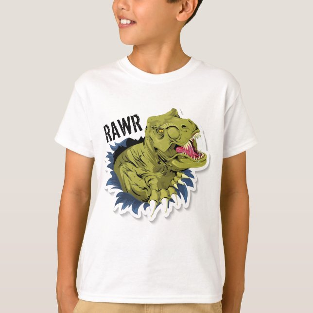 Rawr Dinosaur T-Shirt (Vorderseite)
