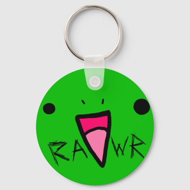 Rawr Dinosaurier Schlüsselanhänger (Vorderseite)