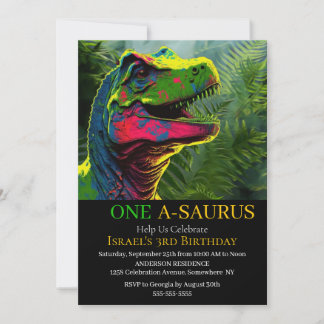 Rawr-einige Dinosaurier Geburtstag Einladungen! Einladung