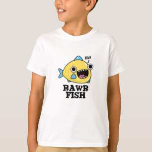 Rawr Fish Funny Animal Pub T-Shirt