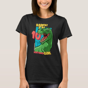 Rawr ich bin 10 Geburtstagskinder 10. Geburtstag D T-Shirt