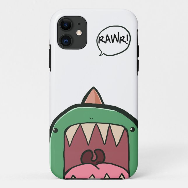 RAWR iPhone Fall Case-Mate iPhone Hülle (Rückseite)