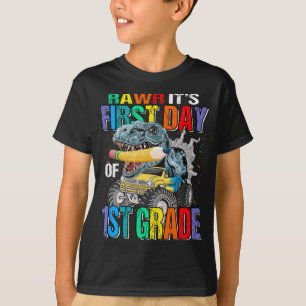 Rawr ist der erste Tag des Monsterfahrens der 1. K T-Shirt