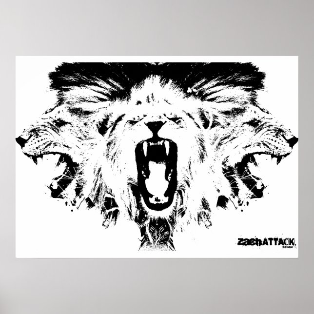 RAWR Lions Poster (Vorne)