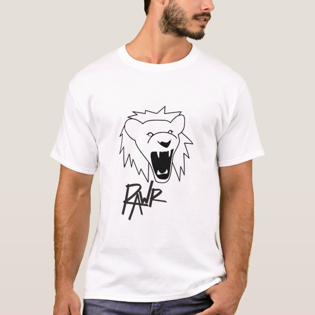 Rawr Löwe-T-Shirt T-Shirt (Vorderseite)