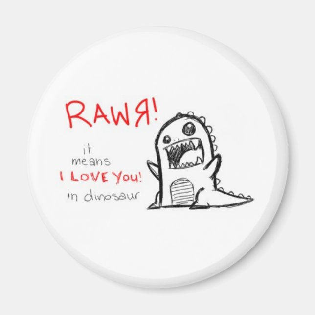 rawr magnet (Vorne)