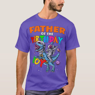 Rawr Vater des Geburtstagsjungen Astronauten Ridin T-Shirt