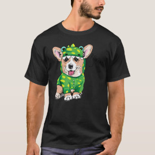Rawr Waliser Corgi Dinosaur-Kostüm Hund T-Shirt