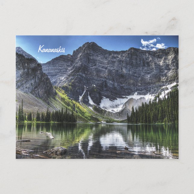 Rawson Lake, Kananaskis, Kanada. Postkarte (Vorderseite)