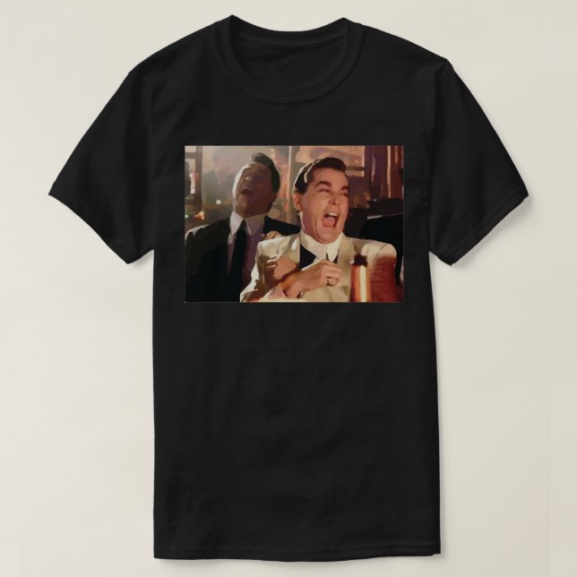 Ray Liotta Rire illustration T-shirt classique (Design devant)