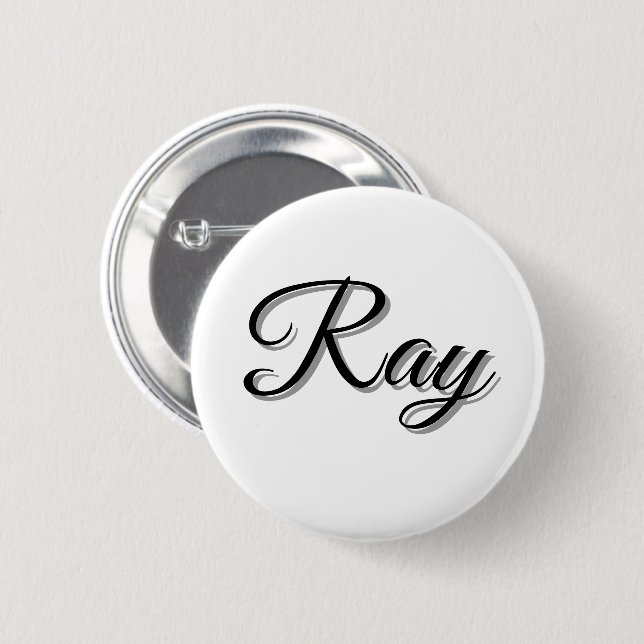 Ray Männername, Button (Vorne & Hinten)