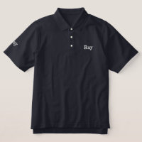Ray Mans Name bestickt, Mens Polo Shirt