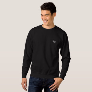 Ray Mans Name bestickt, Mens Sweatshirt
